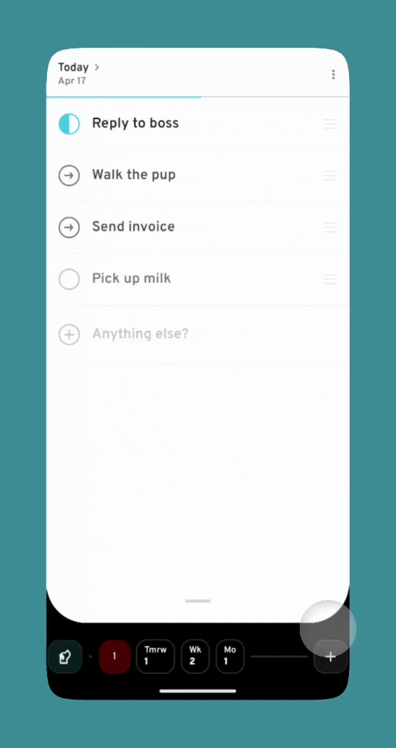 Command Bar search flow
