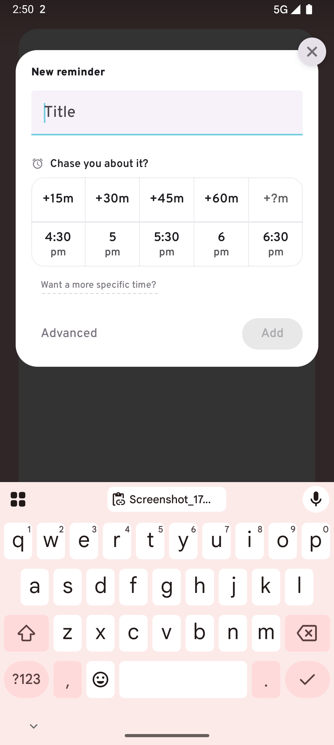ruff Reminders widget screenshot 3